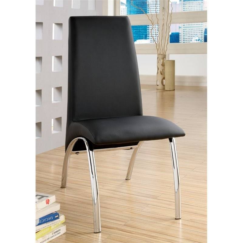 Black Flared Dining Chair M605