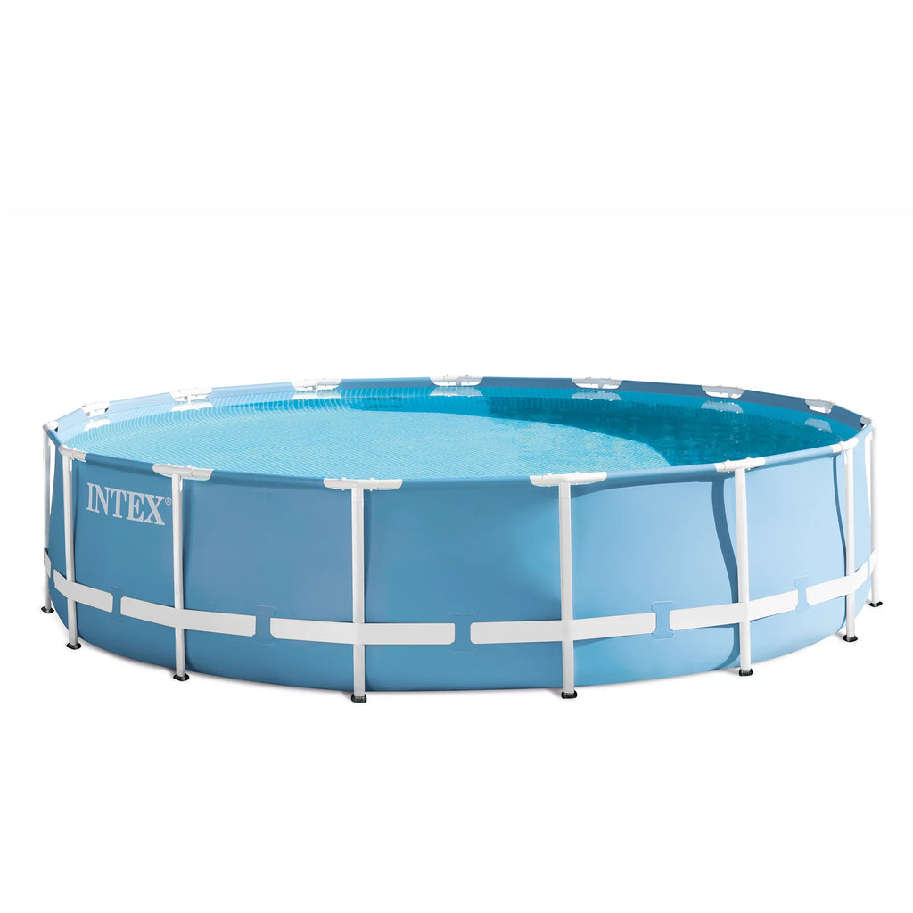 15 Feet x 48 Inches Prism Frame Pool Set with Ladder Cover Pump J856040