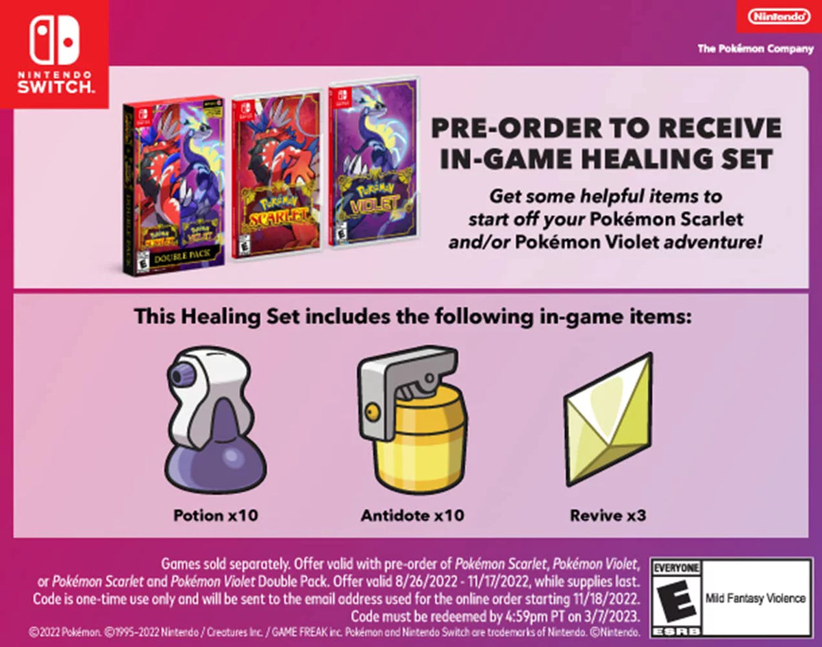Pokemon Violet Nintendo Switch X362482