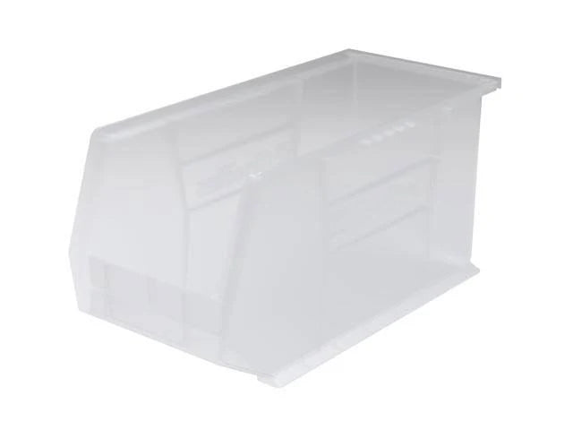Clear Plastic Stack Storage Bin 6pk H33013