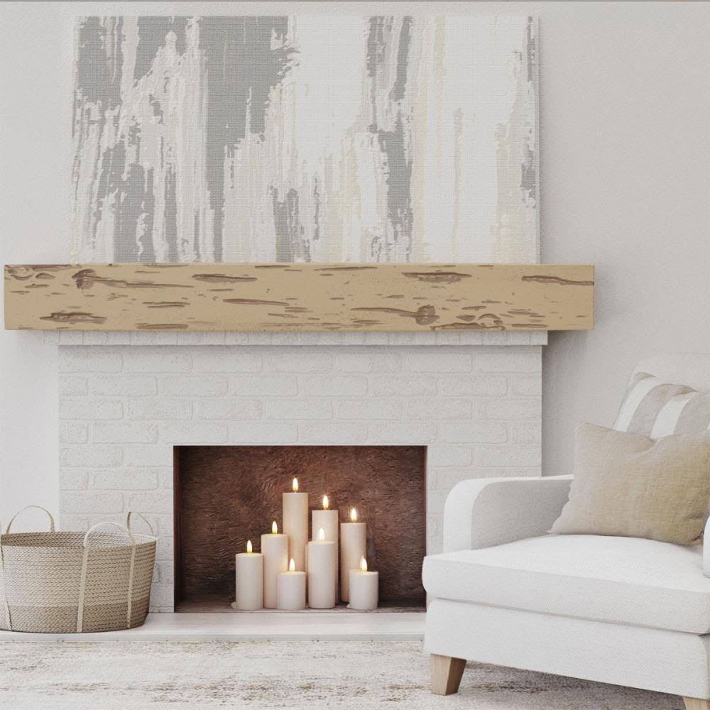 Natural Golden Oak Faux Wood Fireplace Mantel R23395