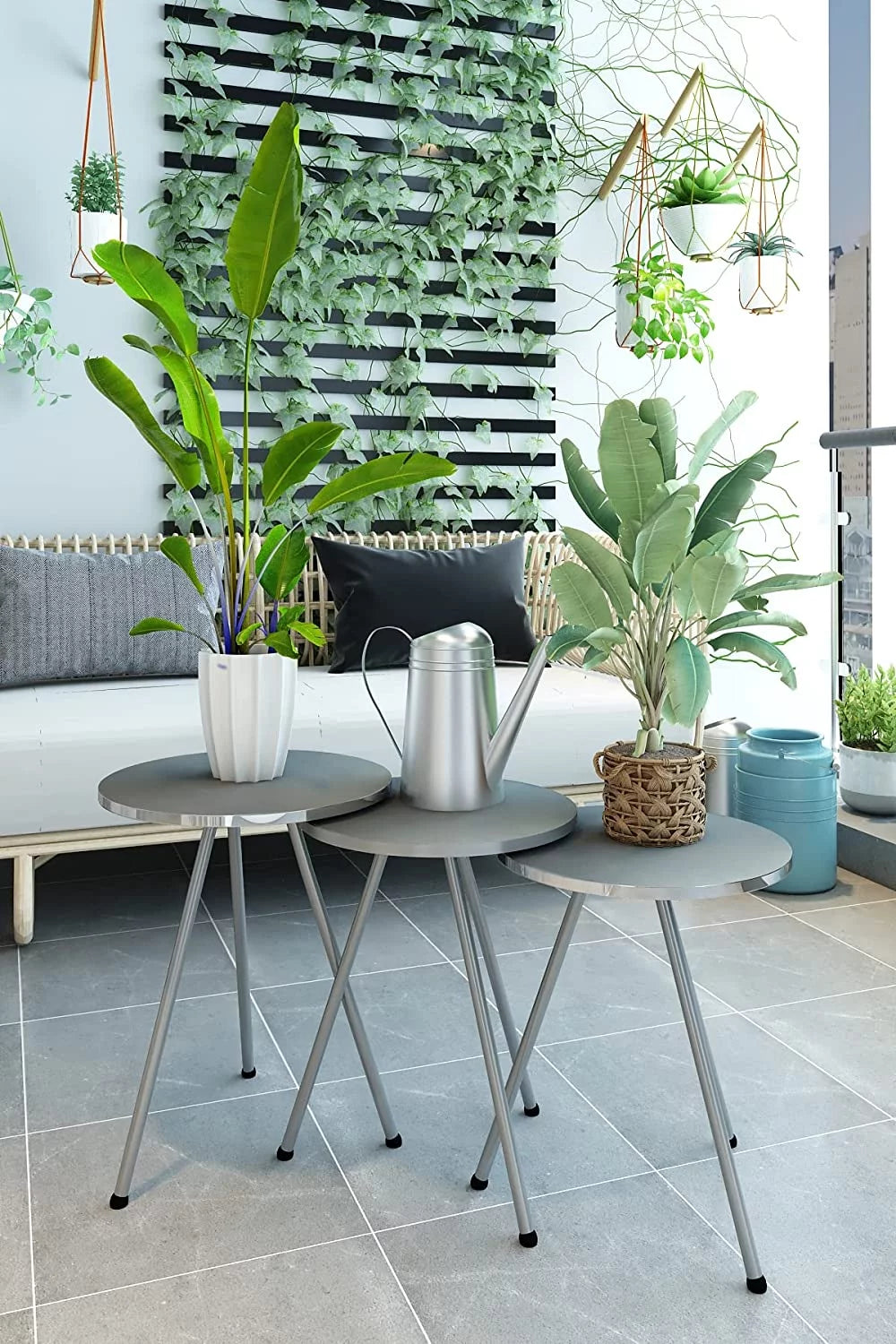 Set of 3 Round Nesting Tables T419