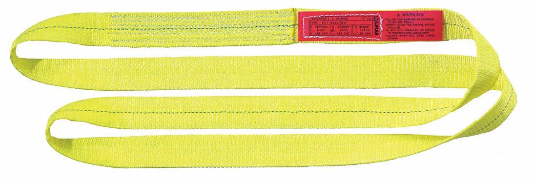 Polyester Web Sling, 2 In W, 18 Ft C24599