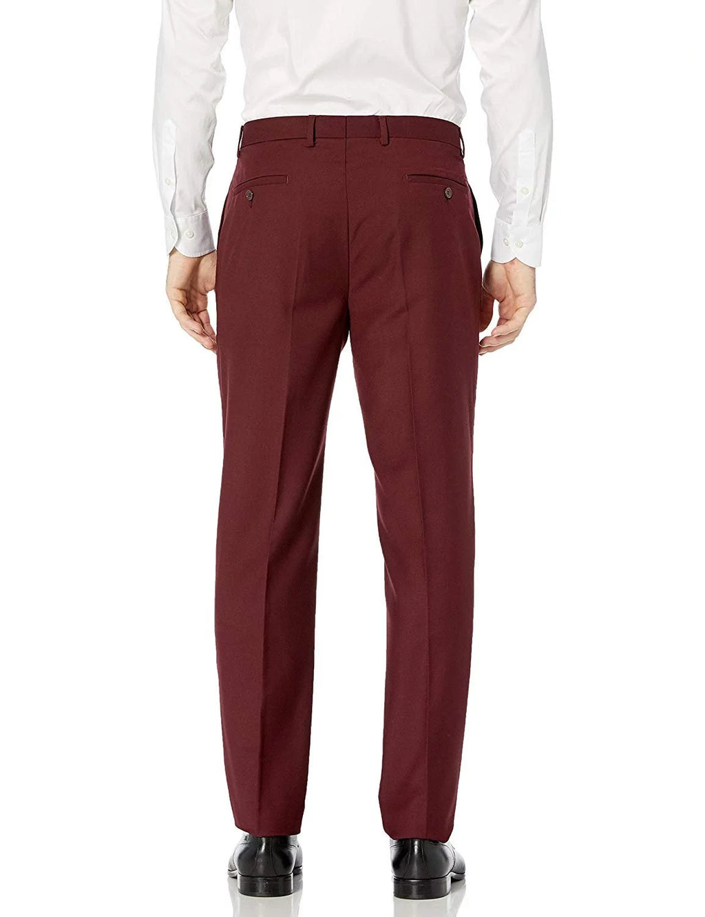 Men's Single Breasted Three Piece Shawl Collar Tuxedo Burgundy I1208