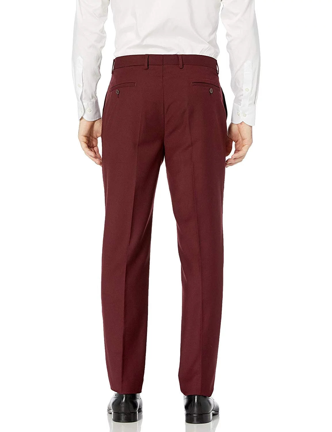 Men's Single Breasted Three Piece Shawl Collar Tuxedo Burgundy I1208