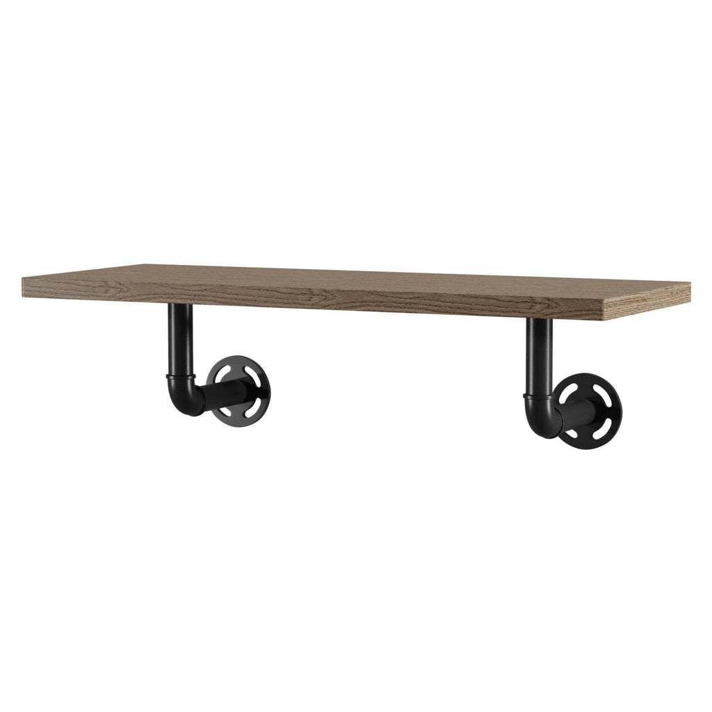2-Tier Floating Ladder Wall Shelf B593