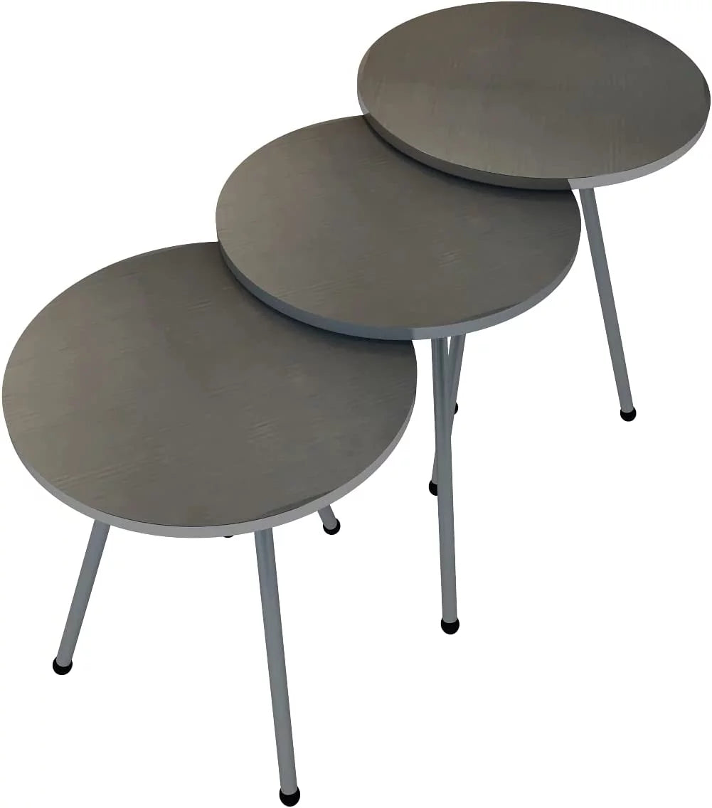 Set of 3 Round Nesting Tables T419