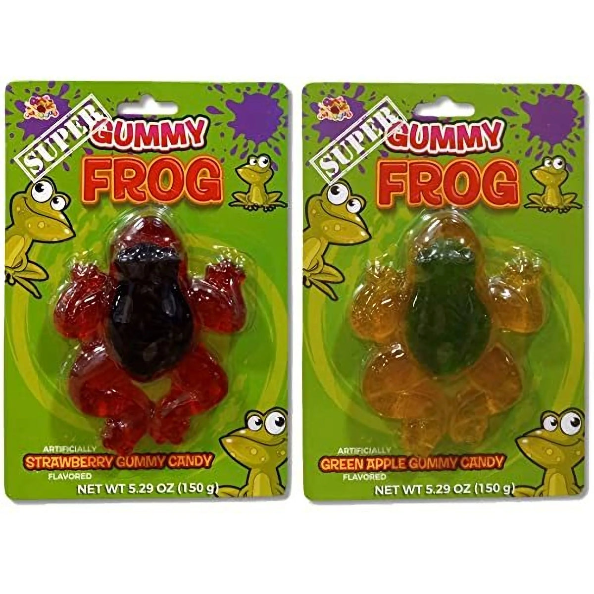 Green Apple & Strawberry Gummy 5.29 Ounce Pack of 4 J1973