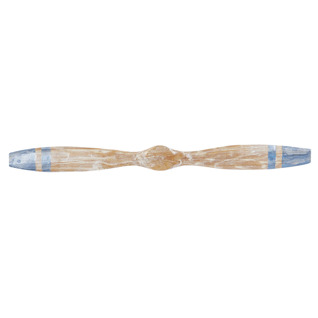 Brown Wood Airplane Propeller Wall Decor F8428