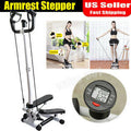 LCD Fitness Stair Stepper Machine with Handle Bar N490710