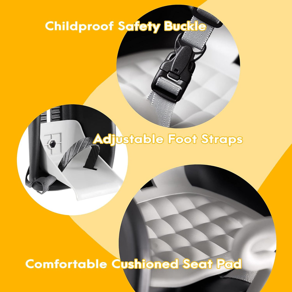 Bicycle Baby Seat Carrier with Handrail Front Mounted Child Bike Seat O78025
