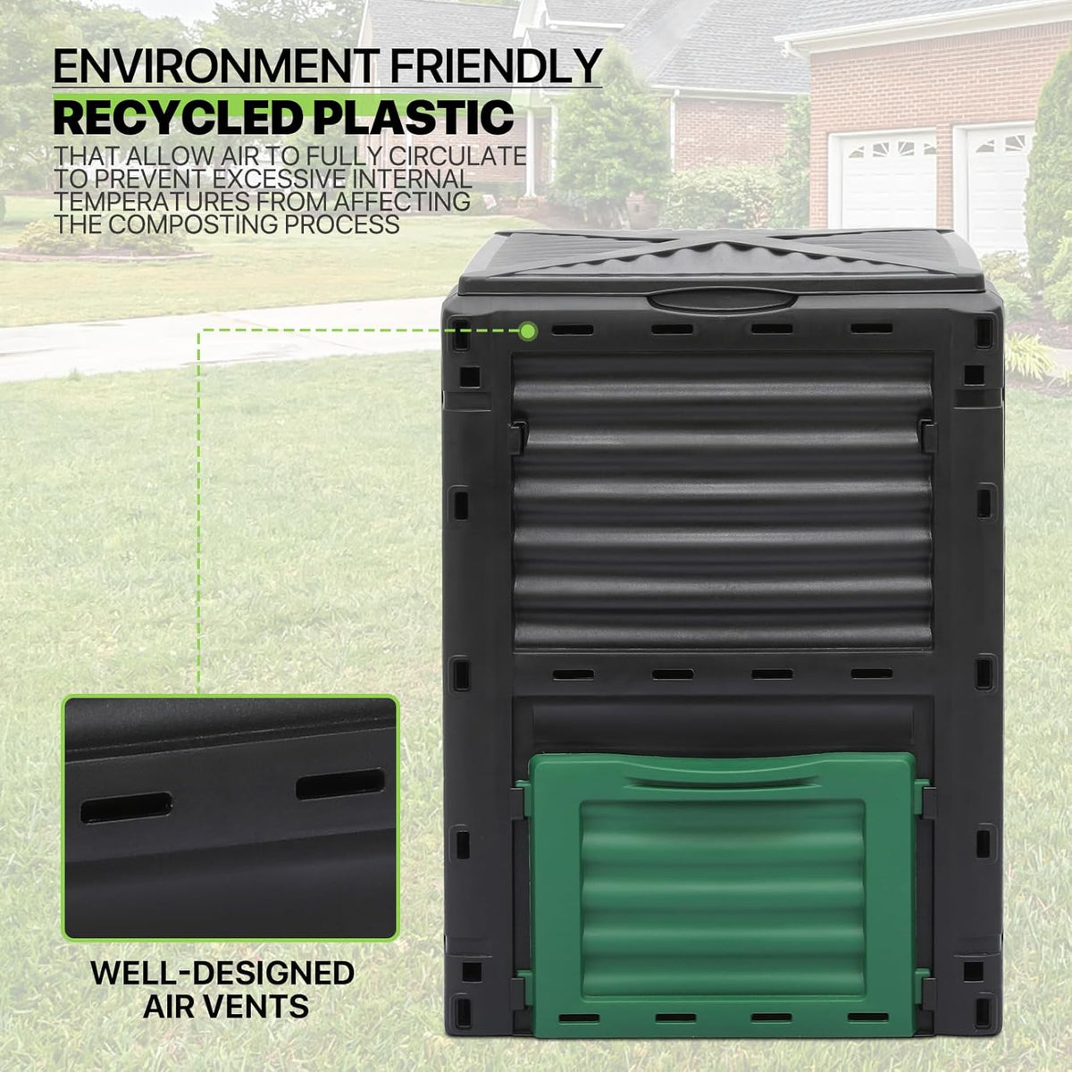 80 Gal BPA Free Compost Bin M175