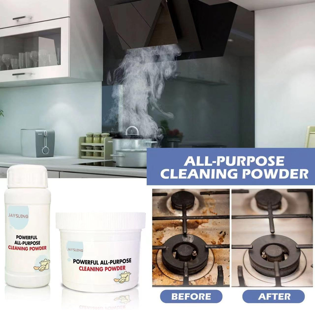 Foam Rust Remover Kitchen Cleaner All-Purpose Cleaning Powder (250) S128363