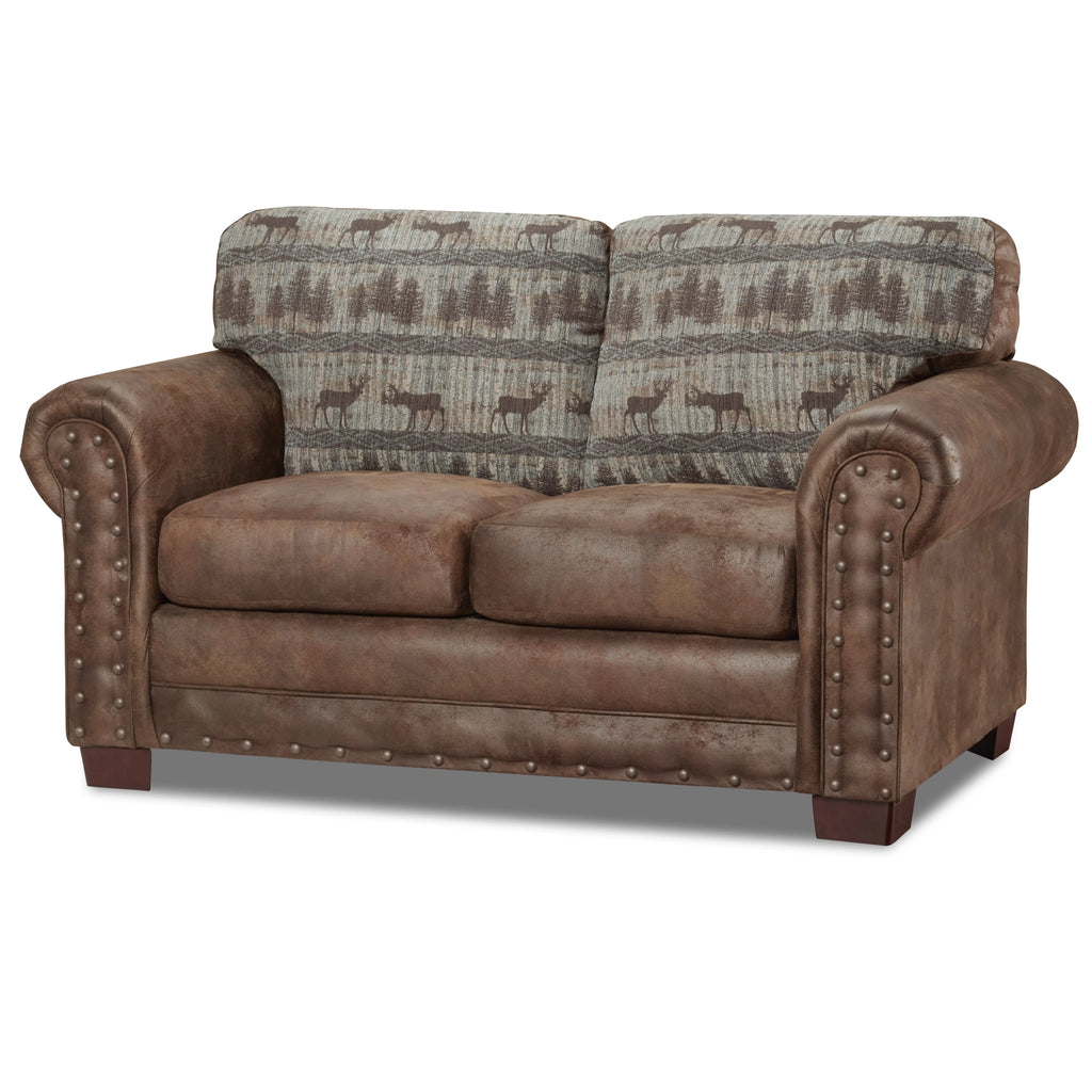 Teal Tapestry Loveseat Y53318