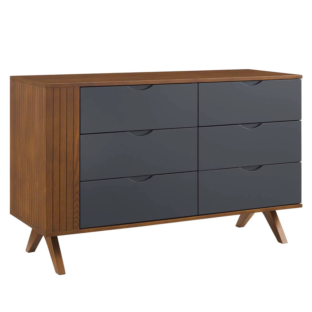 4 Piece Bedroom Set in Walnut E254690