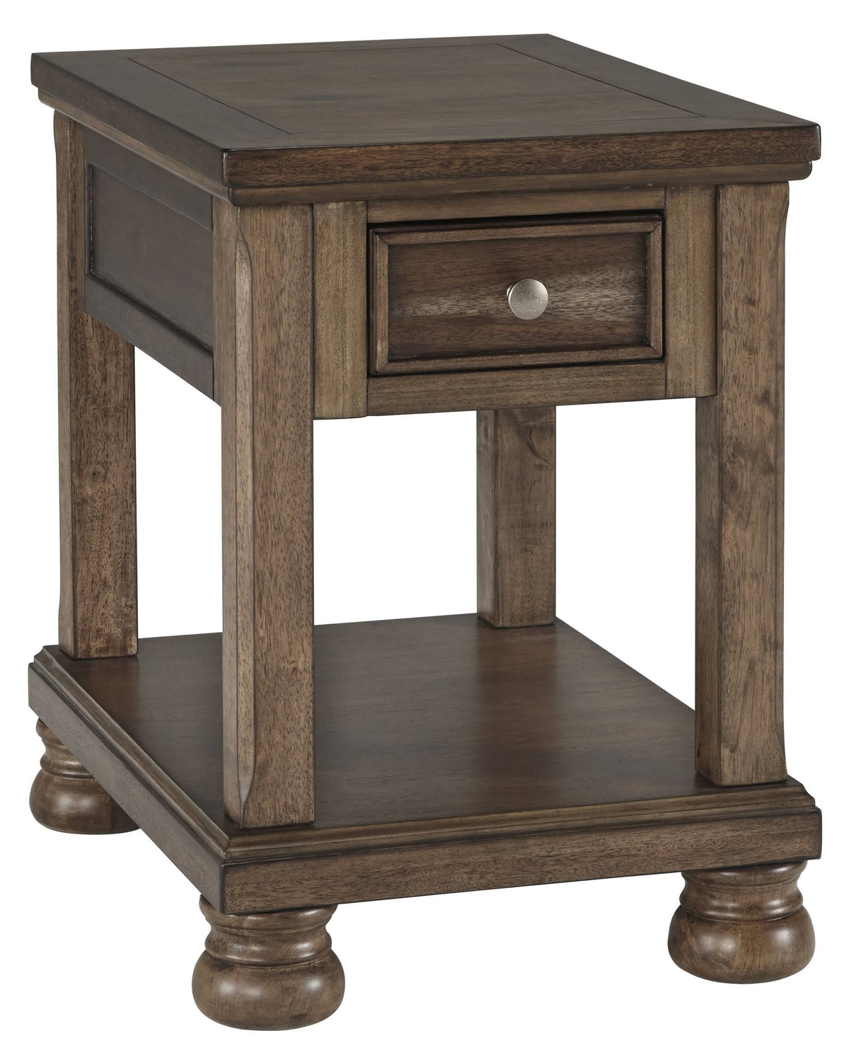 Medium Brown Chair Side End Table X876042