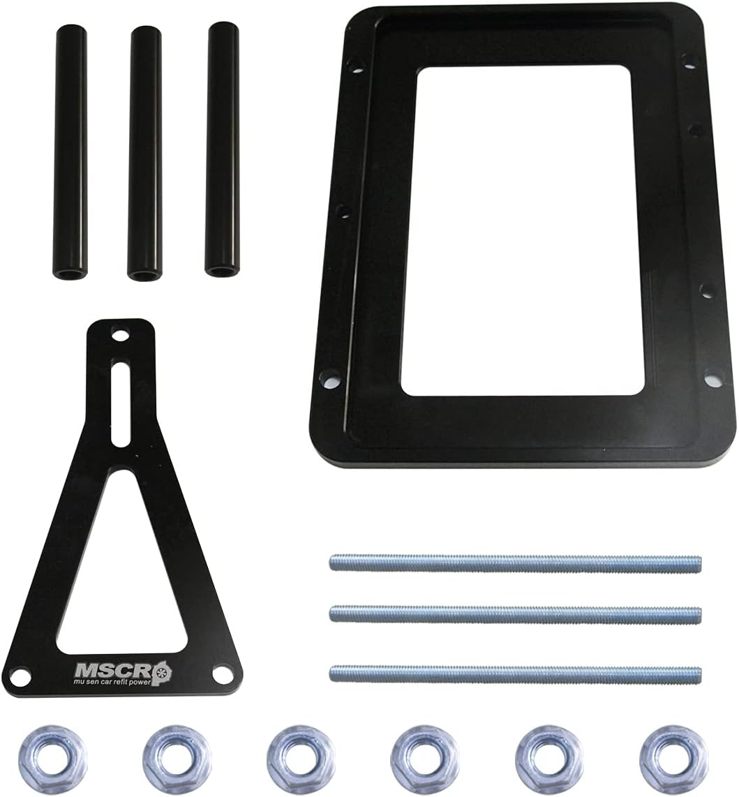 Universal Billet Battery Tray Hold Down Trunk Relocation Box X409