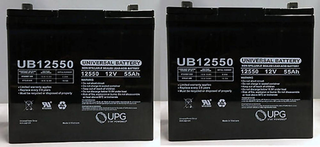 12V 55Ah Battery 2 Pack L496993