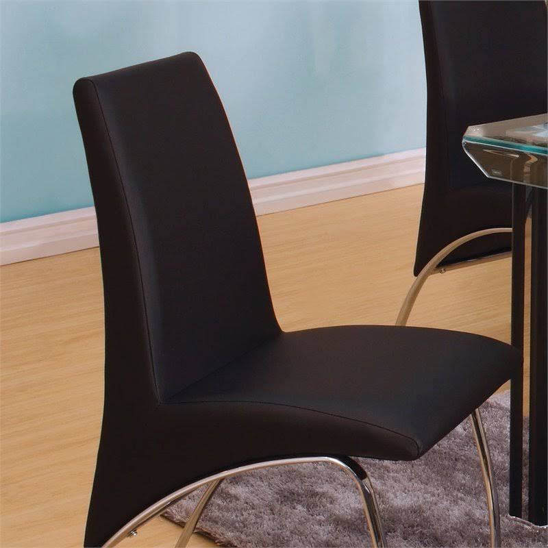 Black Flared Dining Chair M605