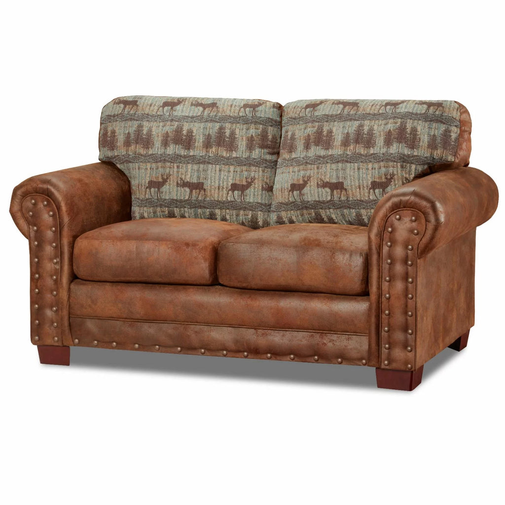 Teal Tapestry Loveseat Y53318