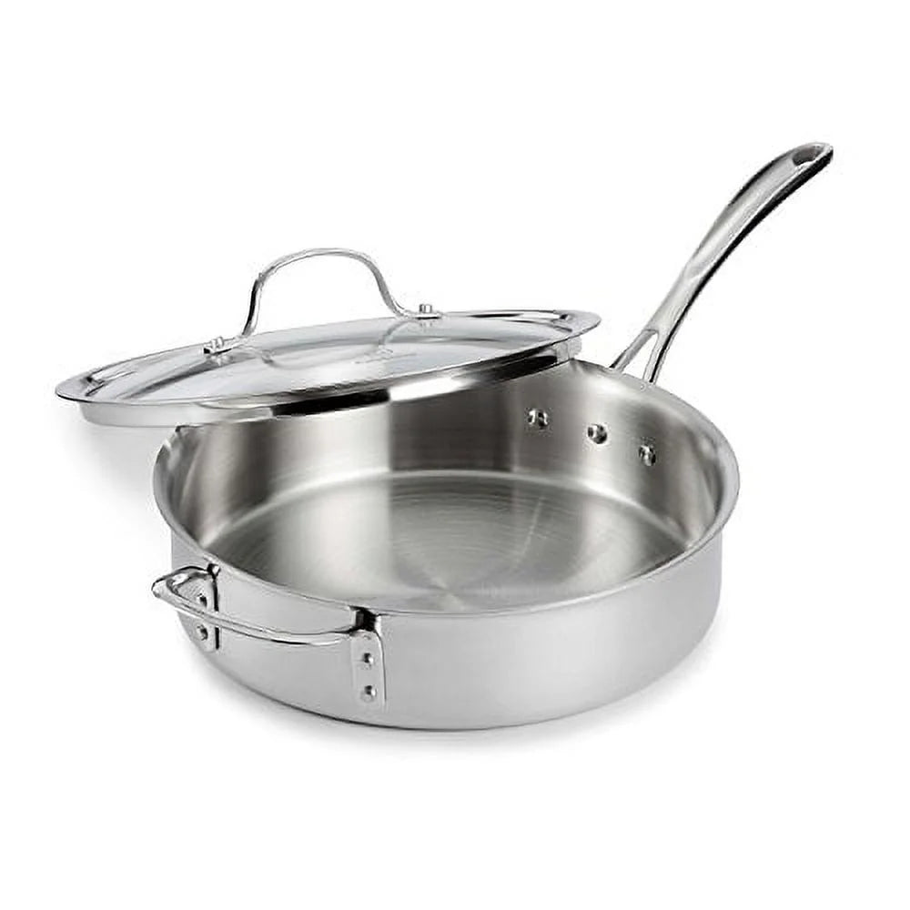 10 Piece Tri-Ply Stainless Steel Cookware Set U123