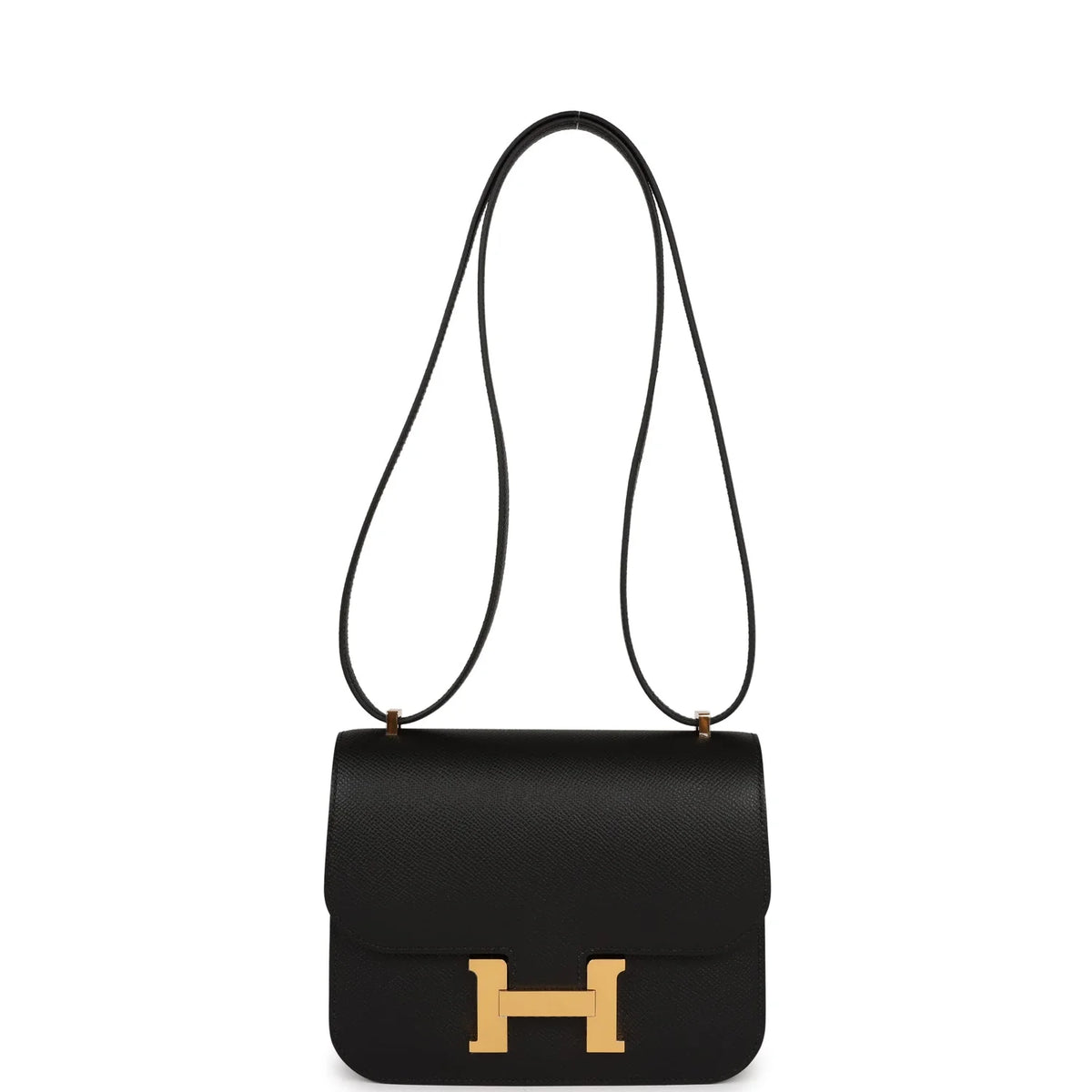 Black Epsom Leather Shoulder Bag M46376