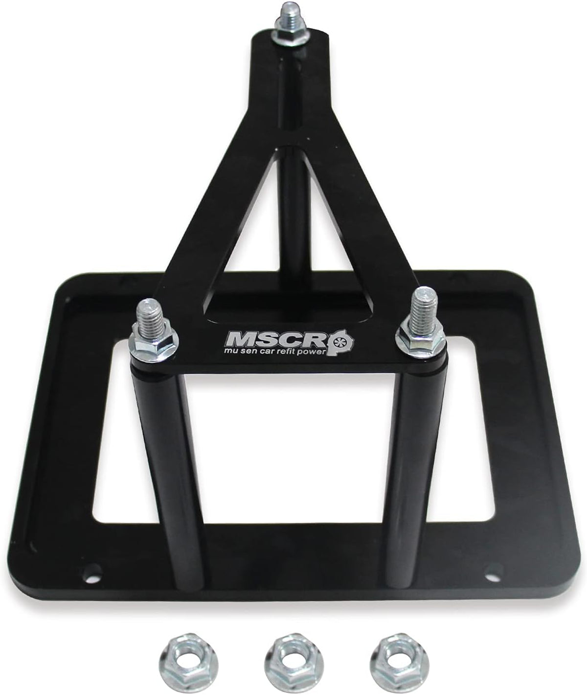 Universal Billet Battery Tray Hold Down Trunk Relocation Box X409