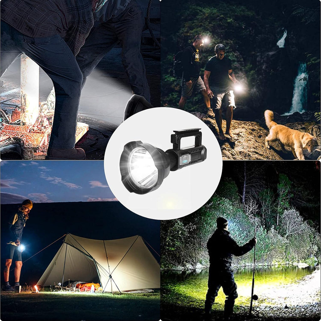 Rechargeable Handheld LED Flashlight 90000 High Lumens Z864