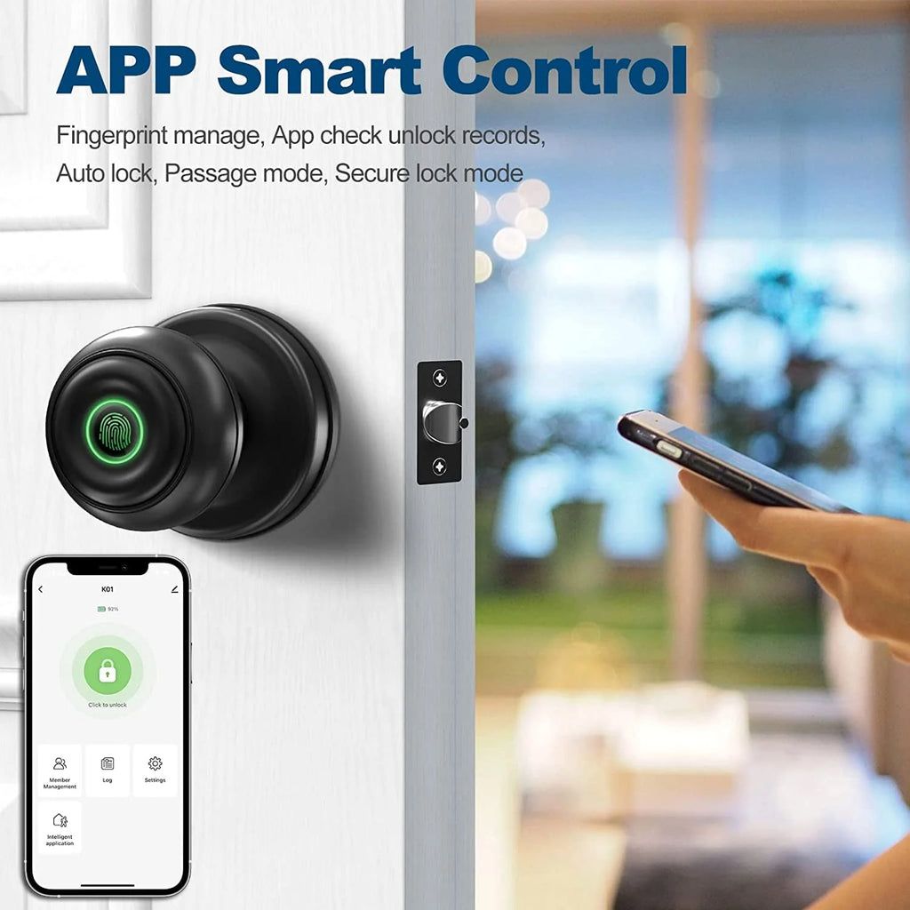 Smart Fingerprint Door Lock with App Control O980689