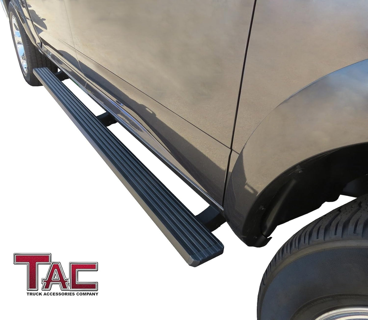 Black Aluminum Side Steps Running Boards for RAM 1500 Quad Cab 2Pcs N70547