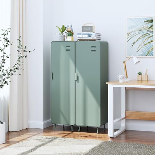 Metal Storage Cabinet with Ventilated Doors F76892