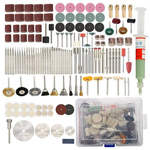 Rotary Tool Accessory Set 196pc Grinding, Sanding, Polishing F886