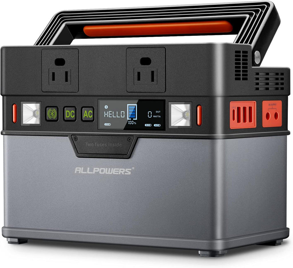 300W 288Wh Portable Power Station with 100W Foldable Solar Panel E7904