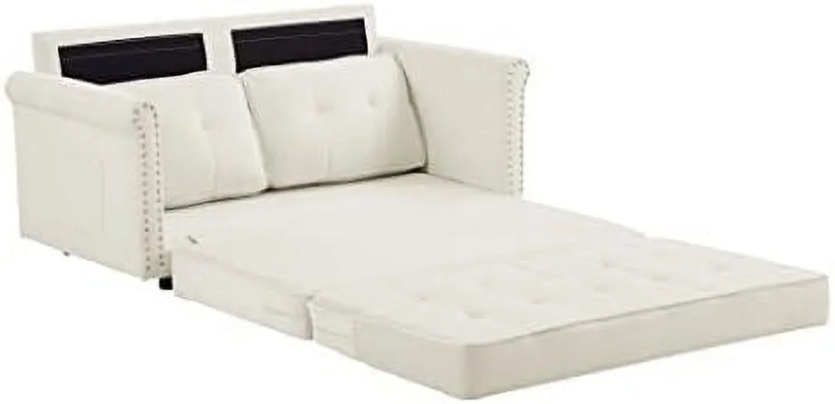Velvet Upholstered Sleeper Sofa Bed E681