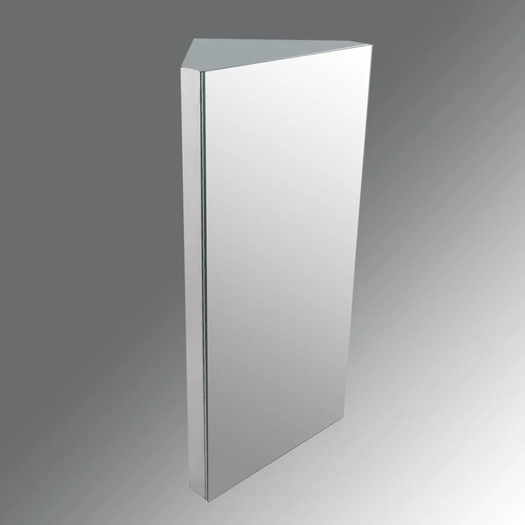Stainless Steel Corner Medicine Cabinet with Mirror Y7805