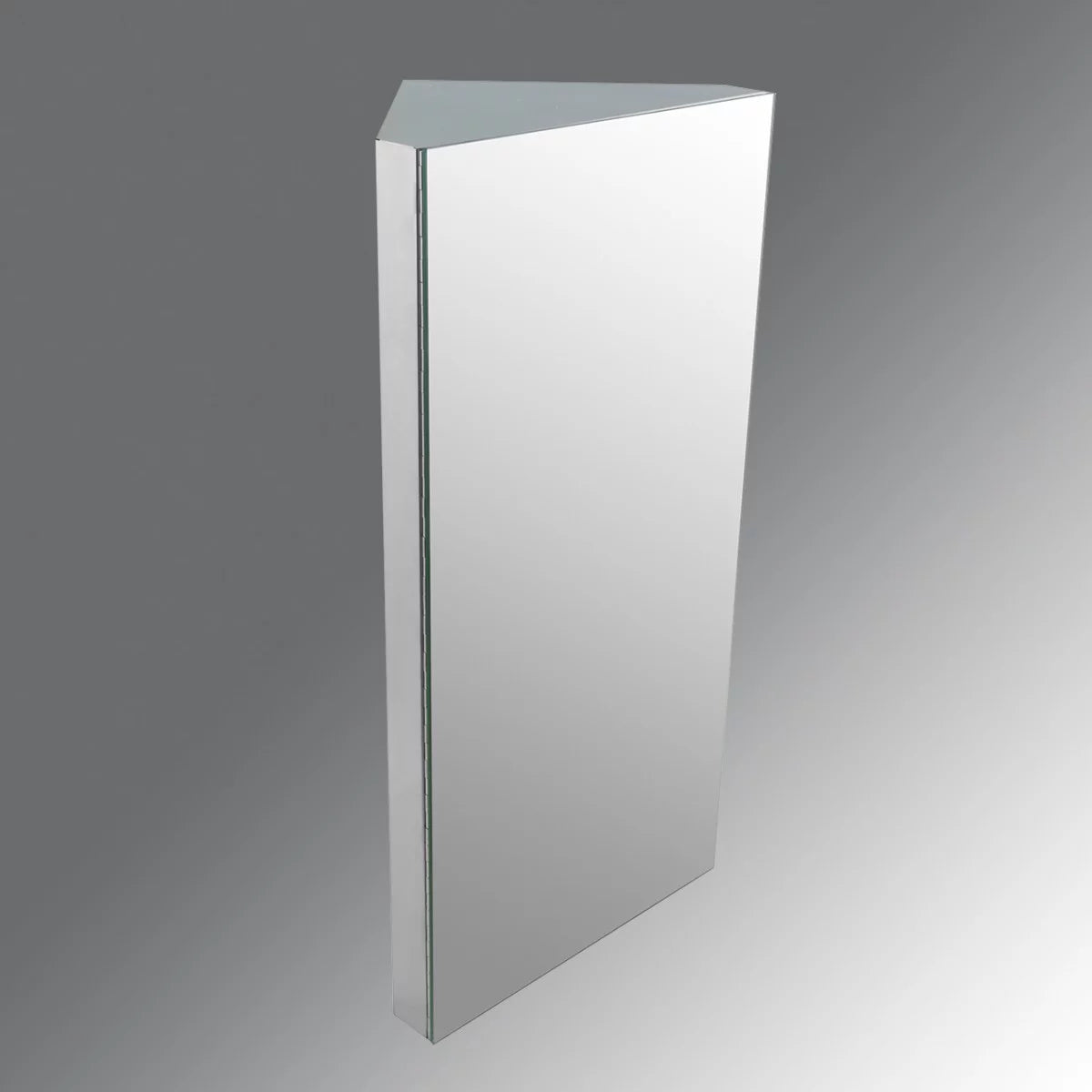 Stainless Steel Corner Medicine Cabinet with Mirror Y7805
