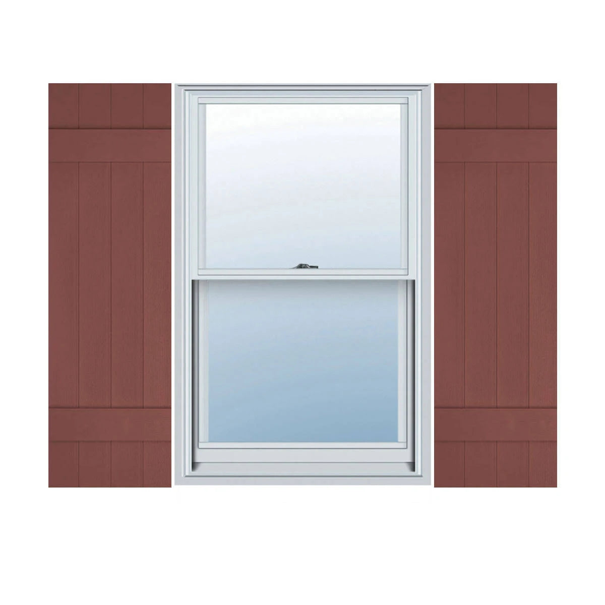 Lifetime Vinyl Board-n-Batten Shutters, Per Pair, 14 I632