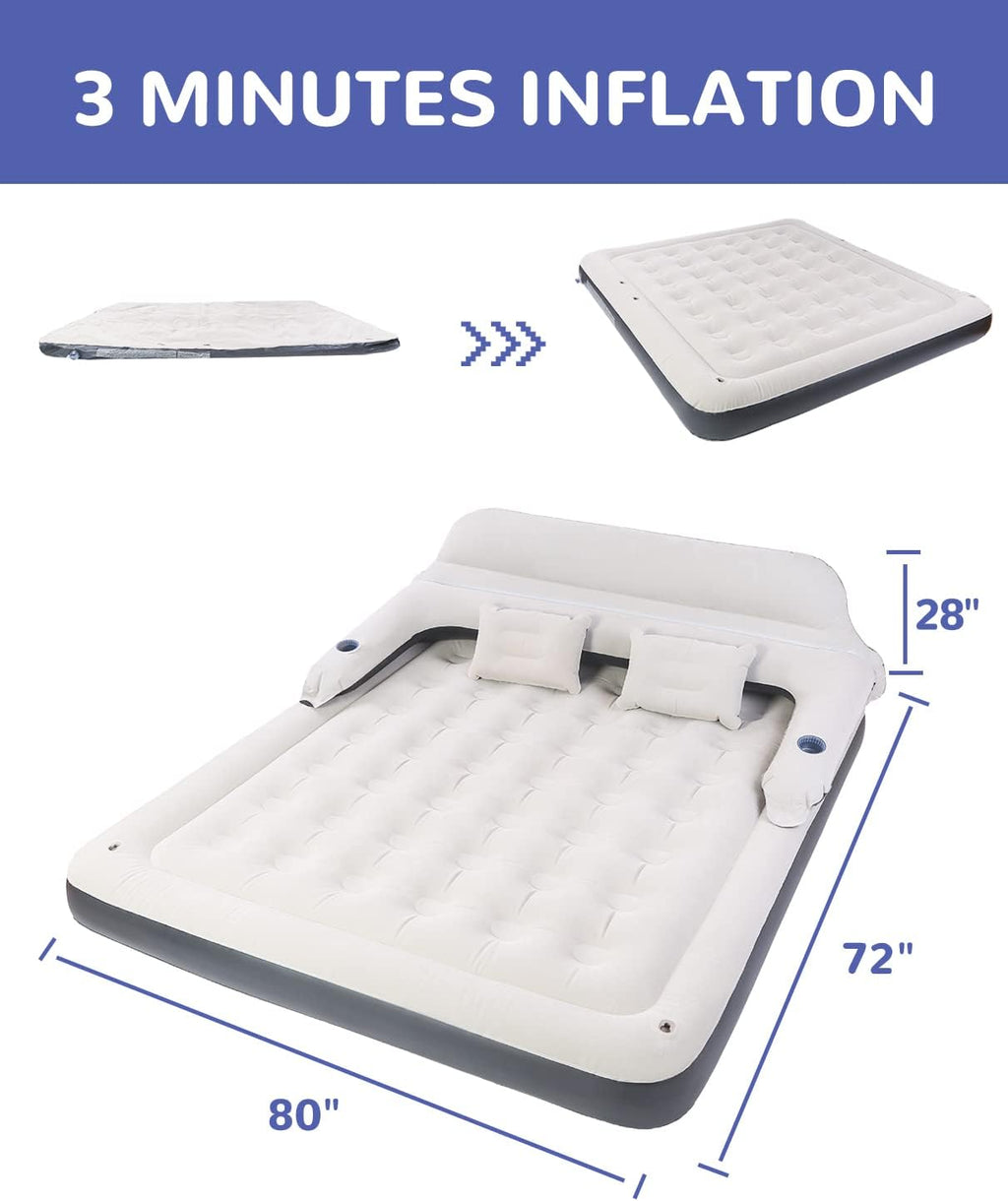 Queen 9 Raised Portable Double Inflatable Air Mattress Z253