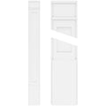 Flat Panel PVC Pilaster with Decorative Capital and Base (Pair) P5437