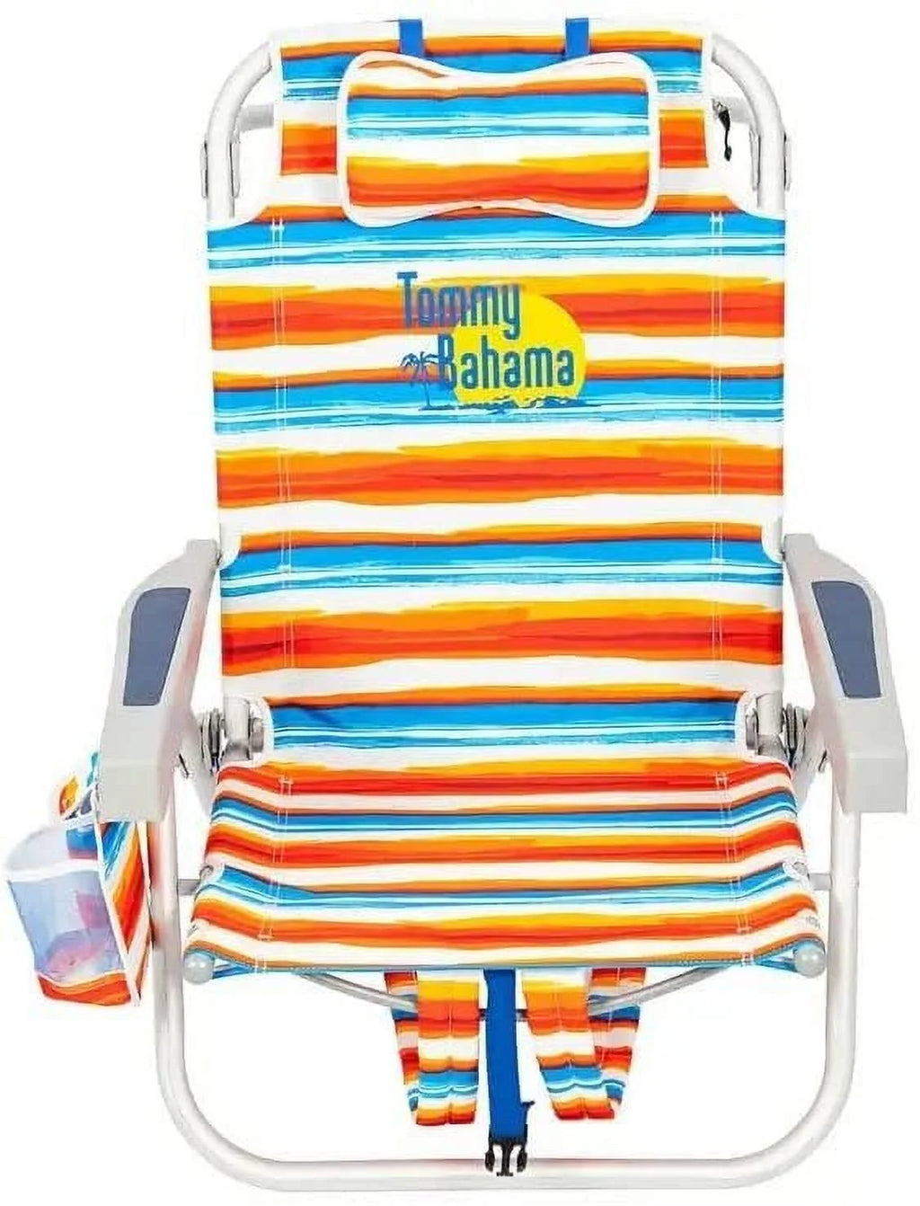 Backpack Beach Chair 5-Position Lay Flat Insulated Cooler W466