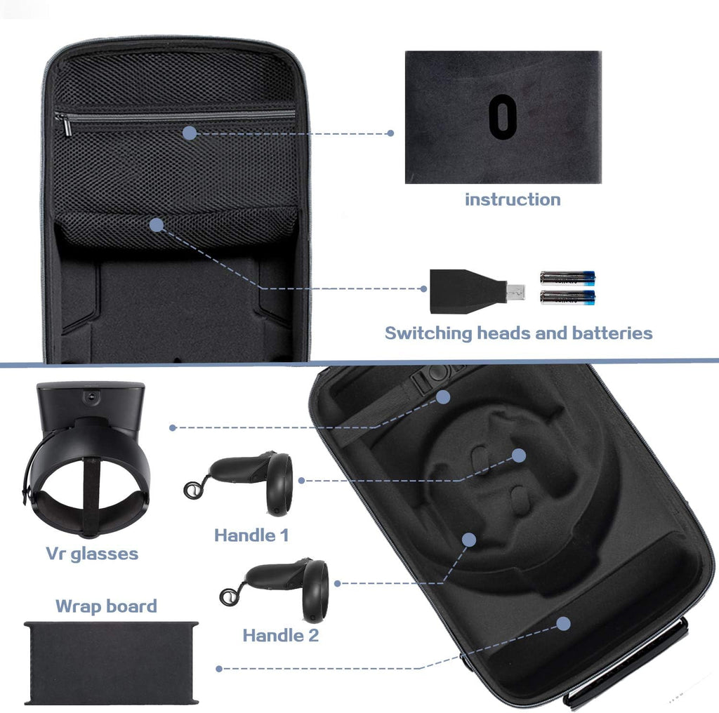 VR Gaming Headset Travel Case P8731