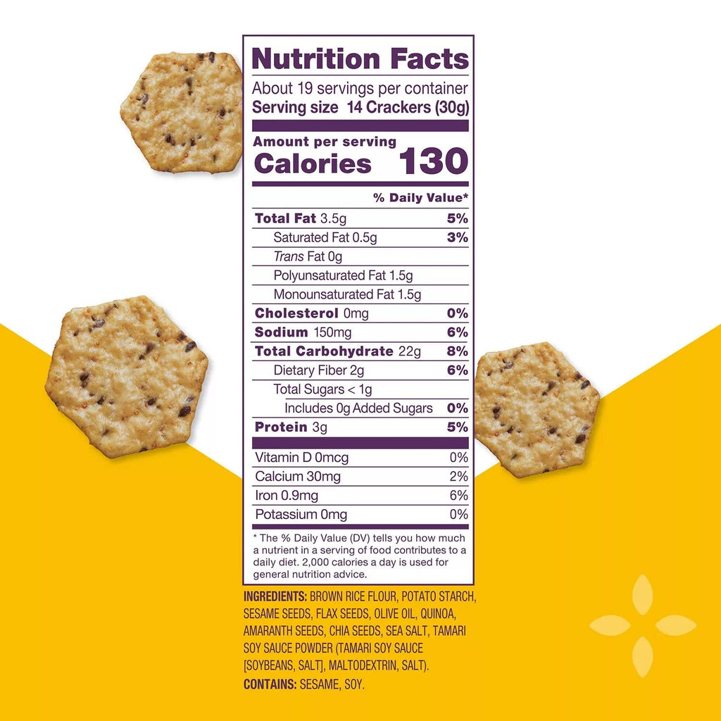 5 Seed Multi-Grain Cracker with Olive Oil (5 oz., 4 pk.) F3704