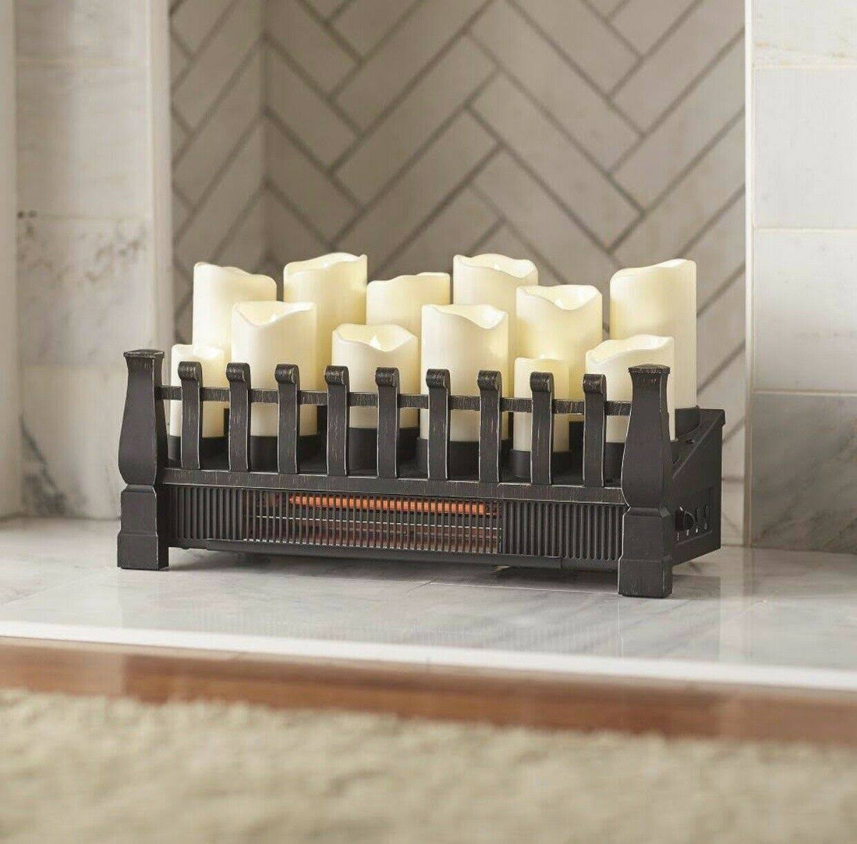 Infrared Quartz Heater with Flame Effect Q55677