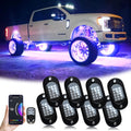 8 Pods RGB LED Rock Lights with APP Remote Control Music Mode Waterproof IP68 A806522