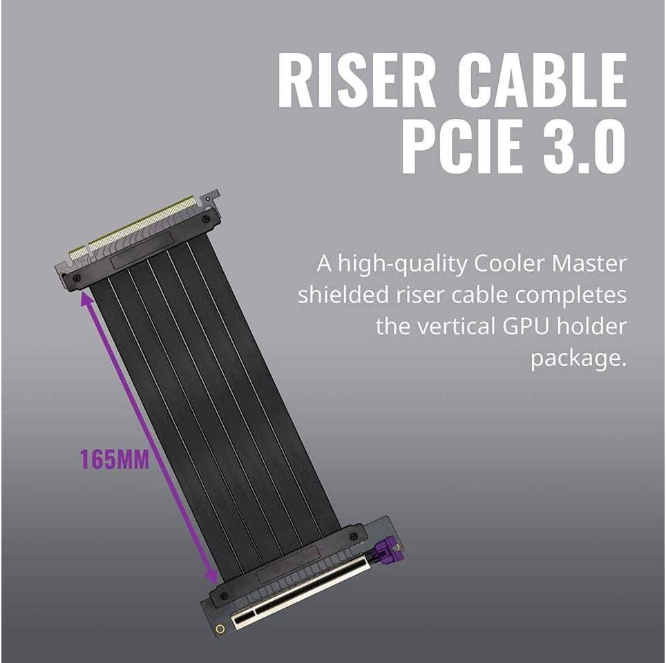 Vertical Graphics Card Holder Kit with 6.5in Riser Cable I68920