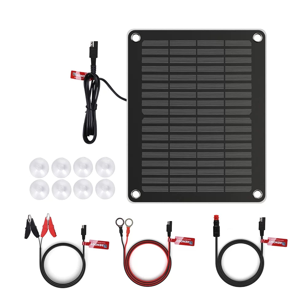 5W Solar Battery Charger and Maintainer B36938