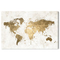 White Gold Canvas Art W665