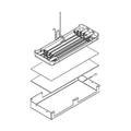 Refrigerator Drain Pan Assembly C1665