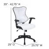 White Mesh Ergonomic Office Chair I2172