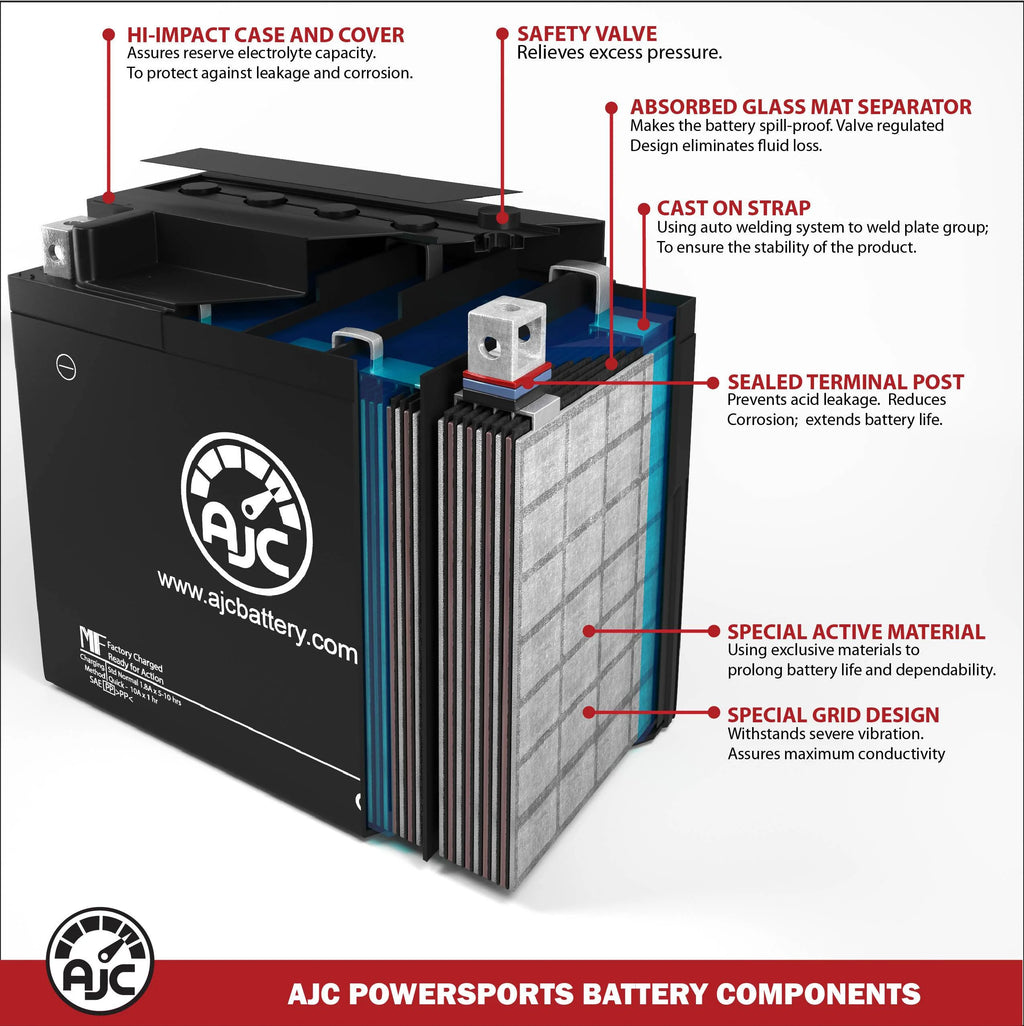 Snowmobile Replacement Battery G671676